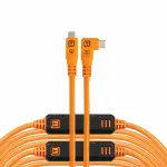 Tether Tools TetherPro USB-C Optima 10G Right-Angle Orange 9.4m