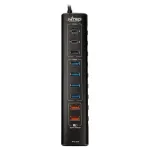 Nitro Concepts UH1, 10 prievadų hibridinis USB &scaron;akotuvas, USB 3.2