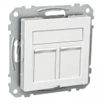 Schneider Electric Data Outlet Actassi S-One Cat6A STP RJ45 White