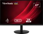 Viewsonic VG serijos VG2709-2K-MHDU-2 kompiuterio monitorius 68.6 cm (27 col.) 2560 x 1440 pikselių Quad HD LED juodas