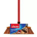 VILEDA 136082 vidaus &scaron;luota su mink&scaron;tais/kietais plastikiniais &scaron;ereliais ir rankena, bronzinė