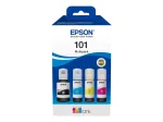Originalus Epson EcoTank ra&scaron;alo butelių 4 spalvų rinkinys &ndash; Juoda 127 ml, Cyan/Magenta/Geltona 210 ml (C13T03V64A)