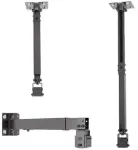 Spacetronik SPA-P01B Universalus projektoriaus laikiklis 2-in-1 luboms/sienai, 15 kg, plienas, juodas
