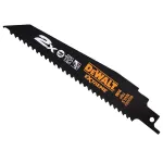 DEWALT DT2307L 228 mm 6TPI Bi-Metal pjūklo diskas medienai su vinimis ir metalui
