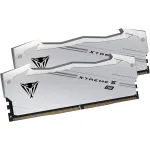 Patriot Viper Xtreme 5 48GB (2x24GB) DDR5-9600 CL46 UDIMM rinkinys, sidabrinis
