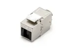 DIGITUS DN-93615-D CAT 6A Kiystone modulis, ekranuotas, be įrankių, 10GBase-T, 500 MHz, cinko liejinys, auksuoti kontaktai, T568A/B, PoE++
