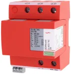 DEHN DEHNventil M2 TNC 255 FM Kombinuotas žaibo ir vir&scaron;įtampių i&scaron;kroviklis 1+2+3 tipas, 3 polių, 255 V AC, 35 mm DIN