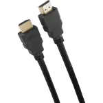 One For All Premium High Speed HDMI laidas su Ethernet 1,5 m &ndash; sertifikuotas 4K 60Hz HDR, 18Gbps, auksu dengtomis jungtimis, juodas