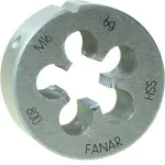 FANAR DIE M20x1 HSS800F apvalus sriegimo skustuvas, metrinis M20 x 1,0 mm, greitapjovis plienas, de&scaron;inysis, 6g