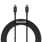 Baseus CATYS-C01 USB-C į USB-C 100W PD greitojo įkrovimo laidas, 2 m, juodas