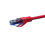 DSIT UTP CAT6a 0,25 m raudonas 100% vario jungiamasis kabelis (DC-U6A5-002)