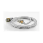 WANTEC 7004 Cat6a F/UTP jungiamasis kabelis, 0,5 m, RJ-45, 10 Gbps, juodas