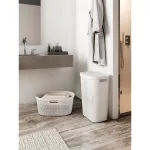 CURVER Infinity Recycled 40L skalbinių krep&scaron;ys, žalias