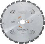 Metabo 628220000 diskinis pjūklo diskas 254 mm x 30 mm x 60T, skirtas medienai su vinimis, statybinei medienai, masyviajai medienai &ndash; KGS 254 M, KGS 254 Plus, KGS 254 I Plus, KS 254 Plus