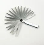 BR&Uuml;DER MANNESMANN MAN M247-20 jautrių tarpų matuoklių rinkinys, 20 plok&scaron;telių, 0,05&ndash;1,0 mm, metrinė sistema