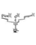 Monitorinis laikiklis ICY BOX IB-MS525-T 30 colių pilkai sidabrinis spaustuvas / grommet
