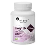 Aliness Myo/D-Chiro inozitolis 650 mg + B6, VEGE kapsulių pakuotė (100 vnt.)