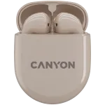 Canyon Bluetooth Ausinės TWS-6 Gaming Mode/BT 5.3 smėlio spalvos mažmeninė (CNS-TWS6BE)