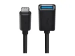 Belkin USB 3.0 USB-C ir USB-A keitiklis, 5 Gbps, juodas
