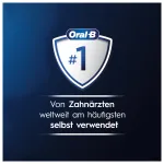 Oral-B Pro 1 elektrinis dantų &scaron;epetėlis suaugusiems sukamasis-osi&scaron;kai svyruojantis juodas