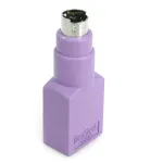 StarTech.com USB klaviatūros PS/2 adapteris - F/M, PS/2, USB A, violetinis