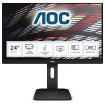 AOC P1 X24P1 kompiuterio monitorius 61 cm (24 col.) 1920 x 1200 WUXGA LED juodas