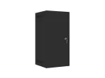 Lanberg WF10-2312-00B 10 colių sieninė spinta 12U, 280x310x603 mm, metalinės durys, IP20, maks. apkrova 20 kg, i&scaron;ardoma, juoda