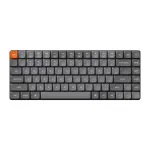 Keychron K3 Max K3M-H3 bevielė mechaninė klaviatūra, trys ry&scaron;io režimai, 75 %, Gateron Brown low profile, RGB, juoda