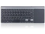 Belaidis RF pilno dydžio klaviatūra TRACER TRAKLA46934, QWERTY anglų, 2,4 GHz Nano imtuvas, membraninė, juoda/pilka