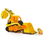 Rubble & Crew Bark Yard Deluxe buldozeris su &scaron;viesomis, garsais ir Rubble figūrėle