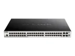 D-Link DGS-1510-52XMP/E 52 prievadų Gigabit Ethernet valdomas jungiklis su PoE ir 4 x 10G SFP+