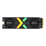 PNY XLR8 CS3150 1 TB M.2 2280 NVMe SSD diskas, PCIe 5.0, su radiatoriumi