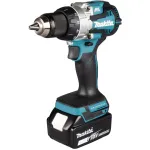Makita DDF489RTJ akumuliatorinis atsuktuvas / gręžtuvas 1800 RPM juoda, mėlyna, plieninė