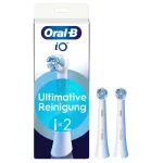&Scaron;epetėlių antgaliai Oral-B iO Ultimate Clean, balti, 2 vnt.