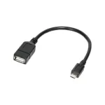 Logilink USB OTG adapteris i&scaron;maniesiems telefonams - USB A tipo (mot.) - Micro-USB B tipo (pat.) (USB 2.0) - 0,20 m - Juoda (AA0035)