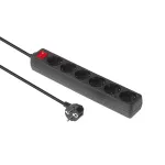 MicroConnect GRU0065B ki&scaron;tukinis lizdas Type F juodas