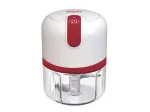 Beper P102ROB050 USB būdu kraunamas maisto smulkintuvas, 0,25 L, 30 W, baltas/raudonas