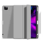 eSTUFF ES68201306-BULK MIAMI Folio tipo plan&scaron;etinio kompiuterio dėklas 32,8 cm (12,9 colio), tinkantis iPad Pro 12,9 (5-os/6-os kartos), polikarbonatas/PU/TPU, pilkas/skaidrus