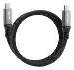 USB C į USB C duomenų laidas ADATA CACCU3-100W-100AN-BK &mdash; USB 3.2 Gen 2 (10 Gbit/s), 1 m, juodas