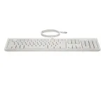 HP 225 laidinis pelės ir klaviatūros rinkinys, pilno dydžio (100%), laidinis, USB, baltas, pelė įtraukta