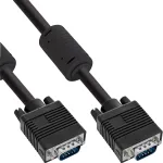 S-VGA laidas 15HD ki&scaron;tukas / ki&scaron;tukas juodas 0,3 m InLine 17803B