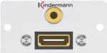 Kombinuotas ki&scaron;tukinis lizdas HDMI + 3,5 mm, Kindermann 7444000589