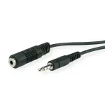 ROLINE Audioverl&auml;ngerungskabel - Stereo Mini-Klinkenstecker m&auml;nnlich zu Stereo Mini-Klinkenstecker weiblich