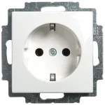 BUSCH JAEGER BJ 20 EUC-914 BULK Bulk Pack 100 vnt. SCHUKO&reg; ki&scaron;tukiniai lizdai Busch-balanc