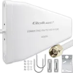 I&scaron;orinė 4G/5G LTE antena QOLTEC 9 dBi, N moteri&scaron;ka jungtis, 3 m kabelis