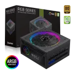 Gamemax RGB 750G 750W maitinimo blokas, 80 PLUS Gold, pilnai modulinis