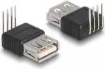 DeLOCK Adapter USB 2.0 Type-A lizdas į 4 kontaktus 90&deg; kampu