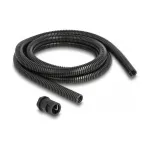 Kabelio apsauginis gofruotas vamzdelis DeLOCK 60463 Juodas Plastikas 15,8 mm x 2 m