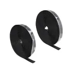 DeLOCK Heavy-duty lipnusis kabliuko ir kilpelės diržas, savaime lipnus, L 15 m x P 25 mm, juodas
