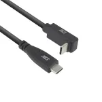 ACT USB 3.0 10Gbps 60W USB Type-C (tiesus) į USB Type-C (kampuotas auk&scaron;tyn/žemyn) laidas, 2 m